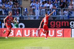 20240721 Västerås SKs Abdelrahman Boudah under fotbollsmatchen i Allsvenskan mellan IFK Göteborg och Västerås SK den 21 Juli 2024 på Gamla Ullevi i Göteborg.