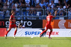 20240721 Västerås SKs Abdelrahman Boudah under fotbollsmatchen i Allsvenskan mellan IFK Göteborg och Västerås SK den 21 Juli 2024 på Gamla Ullevi i Göteborg.