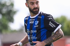 20240810 IFK Skövdes Bilos Yonakhir under fotbollsmatchen i Div 2 Norra Götaland mellan IFK Skövde och Ahlafors IF den 10 augusti 2024 på Södermalms IP i Skövde.