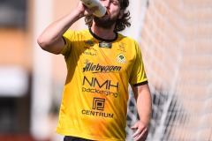 20240810 Ahlafors IFs Daniel Tidstrand under fotbollsmatchen i Div 2 Norra Götaland mellan IFK Skövde och Ahlafors IF den 10 augusti 2024 på Södermalms IP i Skövde.