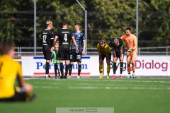 20240810 IFK Skövde under fotbollsmatchen i Div 2 Norra Götaland mellan IFK Skövde och Ahlafors IF den 10 augusti 2024 på Södermalms IP i Skövde.