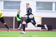 20240609 IFK Skövdes Alexander Gerhardsson under fotbollsmatchen i Div 2 Norra Götaland mellan IFK Skövde och IK Gauthiod den 9 juni 2024 på Södermalms IP i Skövde.