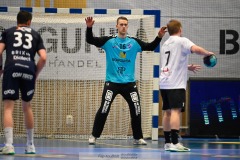 20240328 IFK Skövdes Anton Hagvall under handbollsmatchen i Handbollsligan herr mellan IFK Skövde och Lugi HF den 28 mars 2024 i Skövde.