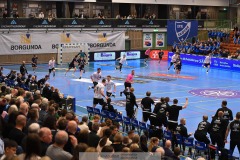 20240328 överblicksbild under handbollsmatchen i Handbollsligan herr mellan IFK Skövde och Lugi HF den 28 mars 2024 i Skövde.