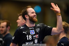 20240328 IFK Skövdes Daniel Ekman under handbollsmatchen i Handbollsligan herr mellan IFK Skövde och Lugi HF den 28 mars 2024 i Skövde.