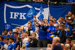 20240404 Skövdes Blå Bönder under kvartsfinalen i Handbollsligan Herr mellan IFK Skövde och Önnereds HK på Arena Skövde den 4 April 2024 i Skövde.