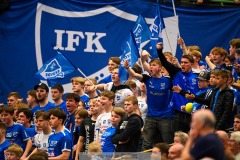 20240404 Skövdes Blå Bönder under kvartsfinalen i Handbollsligan Herr mellan IFK Skövde och Önnereds HK på Arena Skövde den 4 April 2024 i Skövde.