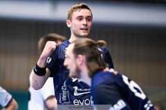 20241226 IFK Skövdes Adam Ljunquist under handbollsmatchen i Handbollsligan mellan IFK Skövde HK och Skånela IF den 27 december 2024 i Arena Skövde i Skövde.