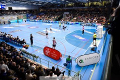 20241226 IFK Skövdes Jonas Samuelsson under handbollsmatchen i Handbollsligan mellan IFK Skövde HK och Skånela IF den 27 december 2024 i Arena Skövde i Skövde.