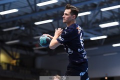 20241226 IFK Skövdes Sebastian Fagerdahl under handbollsmatchen i Handbollsligan mellan IFK Skövde HK och Skånela IF den 27 december 2024 i Arena Skövde i Skövde.