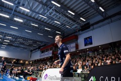 20241226 IFK Skövdes Sebastian Fagerdahl under handbollsmatchen i Handbollsligan mellan IFK Skövde HK och Skånela IF den 27 december 2024 i Arena Skövde i Skövde.