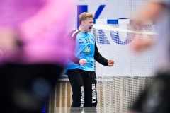 20241226 IFK Skövdes Nikolai Kaufmann under handbollsmatchen i Handbollsligan mellan IFK Skövde HK och Skånela IF den 27 december 2024 i Arena Skövde i Skövde.