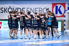 20241226 IFK Skövde under handbollsmatchen i Handbollsligan mellan IFK Skövde HK och Skånela IF den 27 december 2024 i Arena Skövde i Skövde.