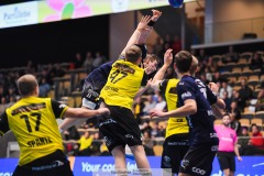 20241209 IFK Skövdes Adam Ljunquist under handbollsmatchen mellan IK Sävehof och IFK Skövde  i Handbollsligan herr den 9 december 2024 i Partille Arena i Partille.