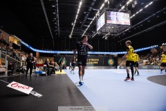 20241209 IFK Skövdes Jonas Samuelsson under handbollsmatchen mellan IK Sävehof och IFK Skövde  i Handbollsligan herr den 9 december 2024 i Partille Arena i Partille.