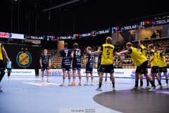 20241209 under handbollsmatchen mellan IK Sävehof och IFK Skövde  i Handbollsligan herr den 9 december 2024 i Partille Arena i Partille.