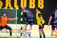 20241209 IFK Skövdes William Elovsson under handbollsmatchen mellan IK Sävehof och IFK Skövde  i Handbollsligan herr den 9 december 2024 i Partille Arena i Partille.