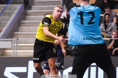 20241209 Sävehofs Sebastian Spante under handbollsmatchen mellan IK Sävehof och IFK Skövde  i Handbollsligan herr den 9 december 2024 i Partille Arena i Partille.