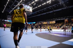 20241209 under handbollsmatchen mellan IK Sävehof och IFK Skövde  i Handbollsligan herr den 9 december 2024 i Partille Arena i Partille.