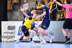 20241209 under handbollsmatchen mellan IK Sävehof och IFK Skövde  i Handbollsligan herr den 9 december 2024 i Partille Arena i Partille.