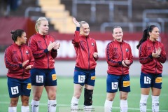 20240915 ÖIS Elin Wallskog Fahlgren under fotbollsmatchen mellan ÖIS och GAIS  i DM Dam den 17 september 2024 på Valhalla IP i Göteborg.