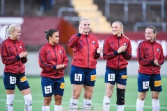 20240915 ÖIS Sandra Mannerstråle under fotbollsmatchen mellan ÖIS och GAIS  i DM Dam den 17 september 2024 på Valhalla IP i Göteborg.