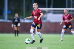 20240915 ÖIS Ebba Lundberg under fotbollsmatchen mellan ÖIS och GAIS  i DM Dam den 17 september 2024 på Valhalla IP i Göteborg.