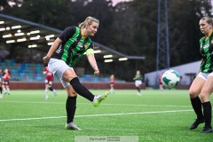 20240915 GAIS Elin Hedström under fotbollsmatchen mellan ÖIS och GAIS  i DM Dam den 17 september 2024 på Valhalla IP i Göteborg.