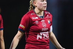 20240915 ÖIS Emma Thölin under fotbollsmatchen mellan ÖIS och GAIS  i DM Dam den 17 september 2024 på Valhalla IP i Göteborg.