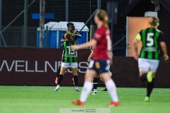 20240915 GAIS Zara Belizel under fotbollsmatchen mellan ÖIS och GAIS  i DM Dam den 17 september 2024 på Valhalla IP i Göteborg.