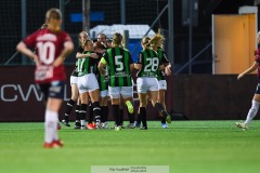 20240915 GAIS under fotbollsmatchen mellan ÖIS och GAIS  i DM Dam den 17 september 2024 på Valhalla IP i Göteborg.