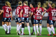 20240915 ÖIS Ebba Axelsson under fotbollsmatchen mellan ÖIS och GAIS  i DM Dam den 17 september 2024 på Valhalla IP i Göteborg.