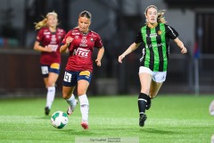 20240915 ÖIS Nicole Jankulovski under fotbollsmatchen mellan ÖIS och GAIS  i DM Dam den 17 september 2024 på Valhalla IP i Göteborg.