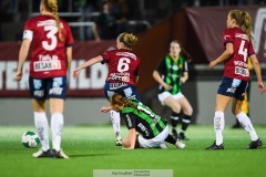 20240915 ÖIS Alicia Hansson under fotbollsmatchen mellan ÖIS och GAIS  i DM Dam den 17 september 2024 på Valhalla IP i Göteborg.