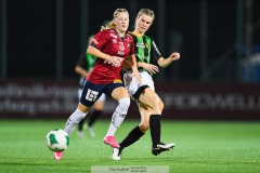 20240915 GAIS Maria Kalméus under fotbollsmatchen mellan ÖIS och GAIS  i DM Dam den 17 september 2024 på Valhalla IP i Göteborg.