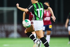 20240915 GAIS Isabelle Wallström under fotbollsmatchen mellan ÖIS och GAIS  i DM Dam den 17 september 2024 på Valhalla IP i Göteborg.