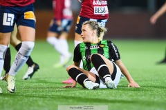 20240915 GAIS Isabelle Wallström under fotbollsmatchen mellan ÖIS och GAIS  i DM Dam den 17 september 2024 på Valhalla IP i Göteborg.