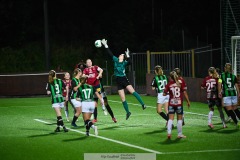 20240915 GAIS Thea Larsson under fotbollsmatchen mellan ÖIS och GAIS  i DM Dam den 17 september 2024 på Valhalla IP i Göteborg.