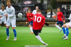 20240127 ÖIS Nicklas Bärkroth under träningsmatchen ÖIS och IK Oddevold på Valhalla IP den 27 januari 2024 i Göteborg.