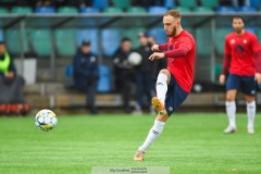 20240127 ÖIS Amel Mujanic under träningsmatchen ÖIS och IK Oddevold på Valhalla IP den 27 januari 2024 i Göteborg.