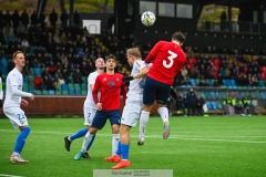 20240127 ÖIS Jonathan Azulay under träningsmatchen ÖIS och IK Oddevold på Valhalla IP den 27 januari 2024 i Göteborg.