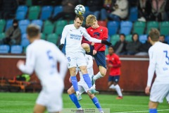 20240127 IK Oddevolds Noa Bernhardtz under träningsmatchen ÖIS och IK Oddevold på Valhalla IP den 27 januari 2024 i Göteborg.