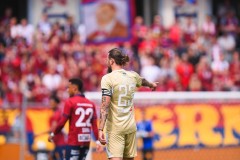 20250727 Östersunds FKs Ali Suljic under fotbollsmatchen mellan ÖIS och Östersunds FK i Superettan den 27 juli 2025 på Gamla Ullevi i Göteborg.