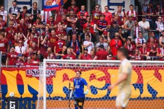 20250727 ÖIS Hampus Gustafsson under fotbollsmatchen mellan ÖIS och Östersunds FK i Superettan den 27 juli 2025 på Gamla Ullevi i Göteborg.