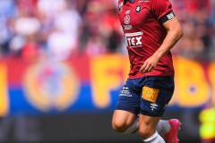 20250727 ÖIS Daniel Paulson under fotbollsmatchen mellan ÖIS och Östersunds FK i Superettan den 27 juli 2025 på Gamla Ullevi i Göteborg.