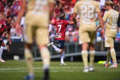 20250727 ÖIS Charlie Vindehall under fotbollsmatchen mellan ÖIS och Östersunds FK i Superettan den 27 juli 2025 på Gamla Ullevi i Göteborg.