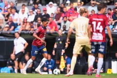 20250727 ÖIS Waylon Ramon Renecke under fotbollsmatchen mellan ÖIS och Östersunds FK i Superettan den 27 juli 2025 på Gamla Ullevi i Göteborg.