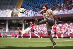 20250727 Östersunds FKs Theodor Johansson under fotbollsmatchen mellan ÖIS och Östersunds FK i Superettan den 27 juli 2025 på Gamla Ullevi i Göteborg.