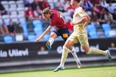 20250727 ÖIS Noah Christoffersson under fotbollsmatchen mellan ÖIS och Östersunds FK i Superettan den 27 juli 2025 på Gamla Ullevi i Göteborg.