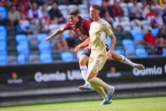 20250727 ÖIS Noah Christoffersson under fotbollsmatchen mellan ÖIS och Östersunds FK i Superettan den 27 juli 2025 på Gamla Ullevi i Göteborg.